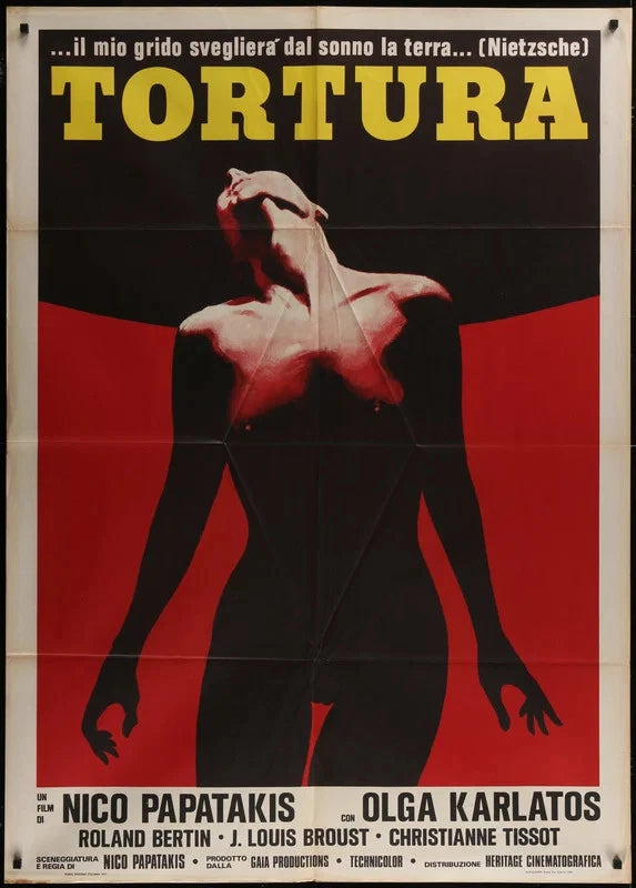Gloria Mundi 1976 Original Italian 1P Movie Poster 39x55 Olga Karlatos Vintage
