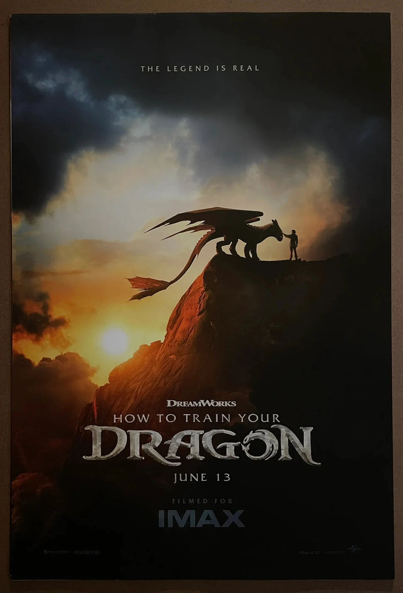 How to Train Your Dragon 2025 IMAX USA One-Sheet Rolled DS Advance Poster