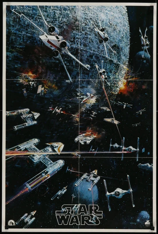 Star Wars 1978 Japanese Soundtrack Poster 22x32.75 John Berkey Original Vintage