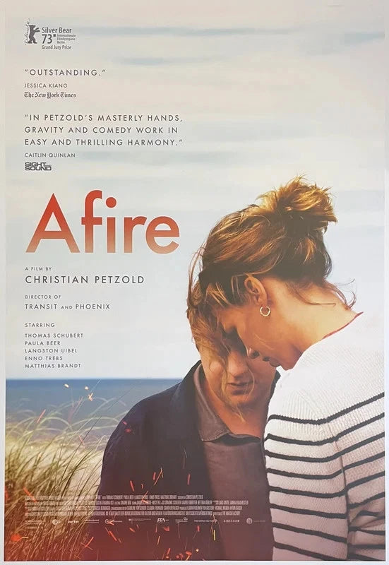 Afire 2023 Original Movie Poster 27x40 SS Christian Petzold Paula Beer