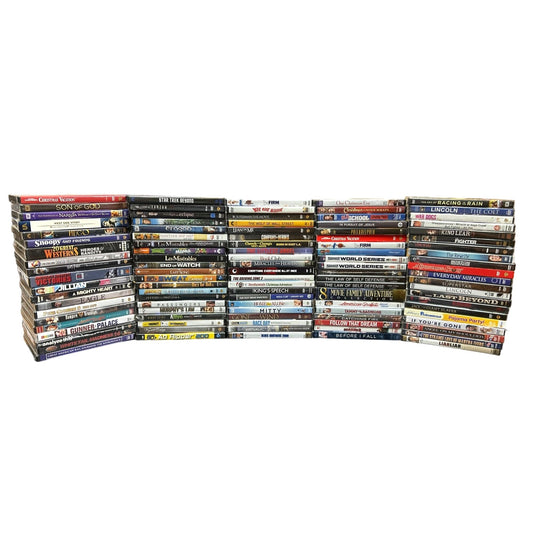 BULK LOT 103 Brand New Sealed DVDs Movies, TV, Documentaries Multi-Genre SG2-8