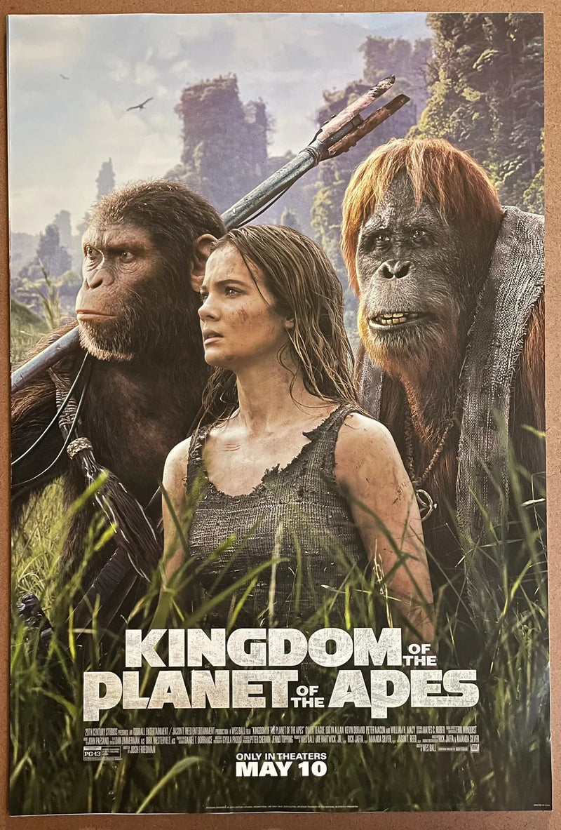 Kingdom of the Planet of the Apes 2024 USA 27x40 DS Rolled Movie Poster