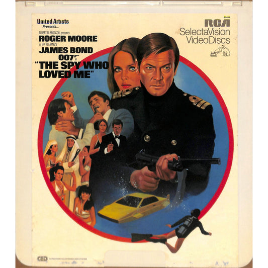 The Spy Who Loved Me (1977) Vintage CED Videodisc TESTED WORKING