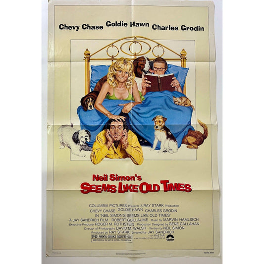 Seems Like Old Times (1980) Original Movie Poster 27x41 Folded
