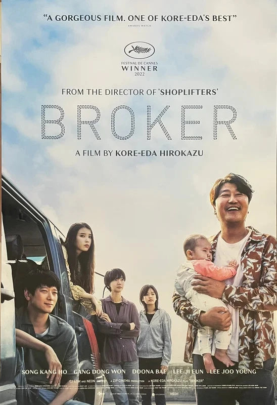 Broker 2022 Original Movie Poster 27x40 Song Kang-ho Hirokazu Kore-eda