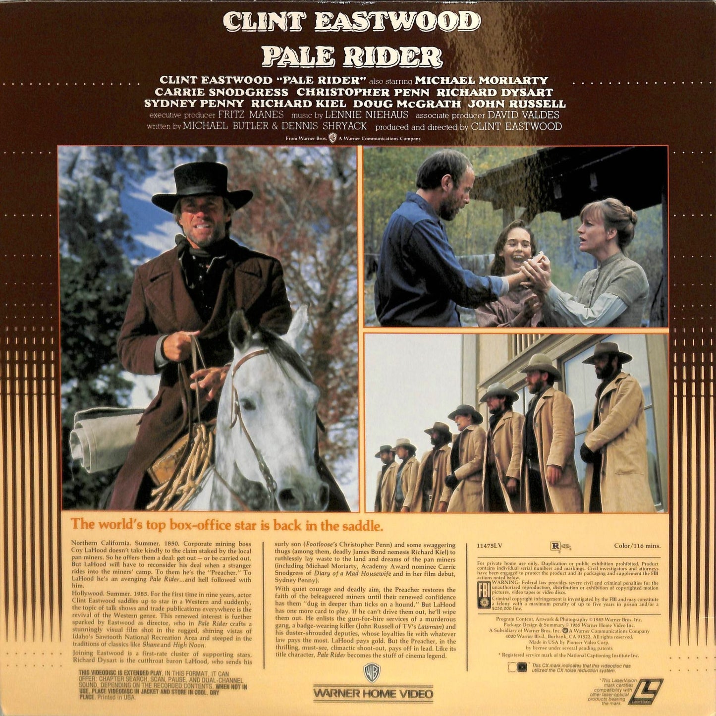 Pale Rider (1985) Laserdisc