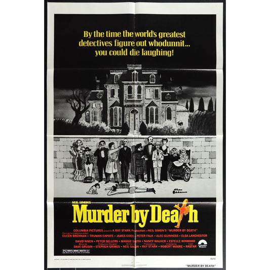 Murder by Death (1976) Original Movie Poster 27x41 Folded