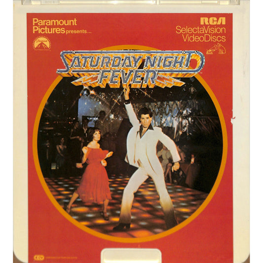 Saturday Night Fever (1977) Vintage CED Videodisc TESTED WORKING