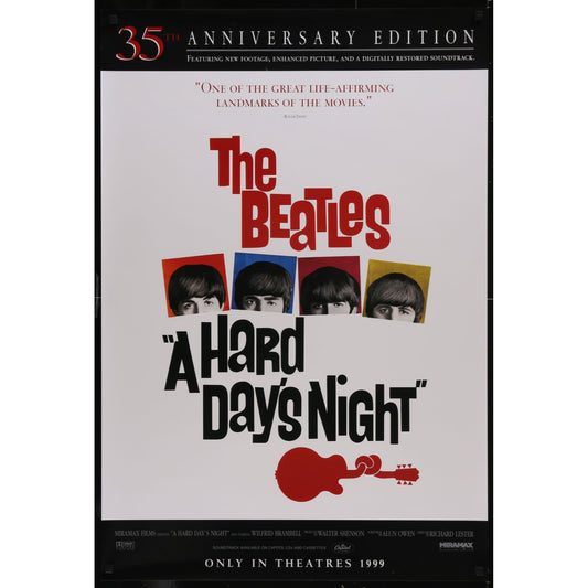 The Beatles a Hard Day's Night (1964) Original Movie Poster Rolled 27.5x40