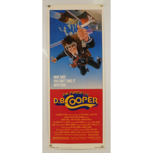 The Pursuit of D.B. Cooper (1981) Original Movie Poster Rolled Insert 14x36