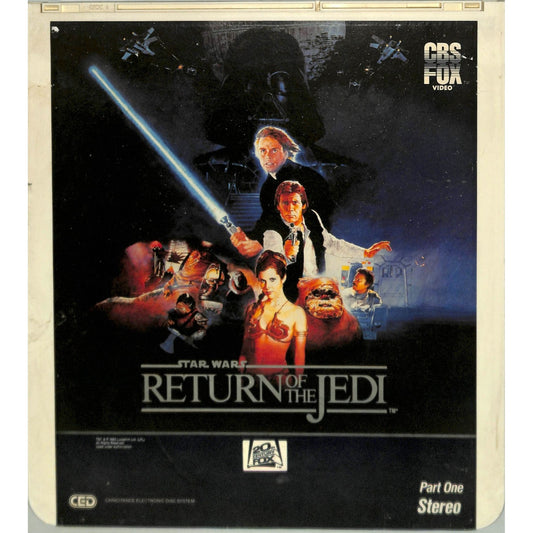 Star Wars: Return of the Jedi (1983) Vintage Double CED Videodisc