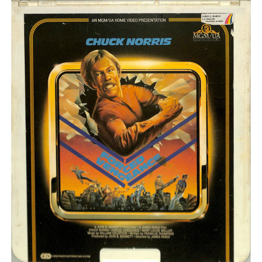 Forced Vengeance (1982) Vintage CED Videodisc