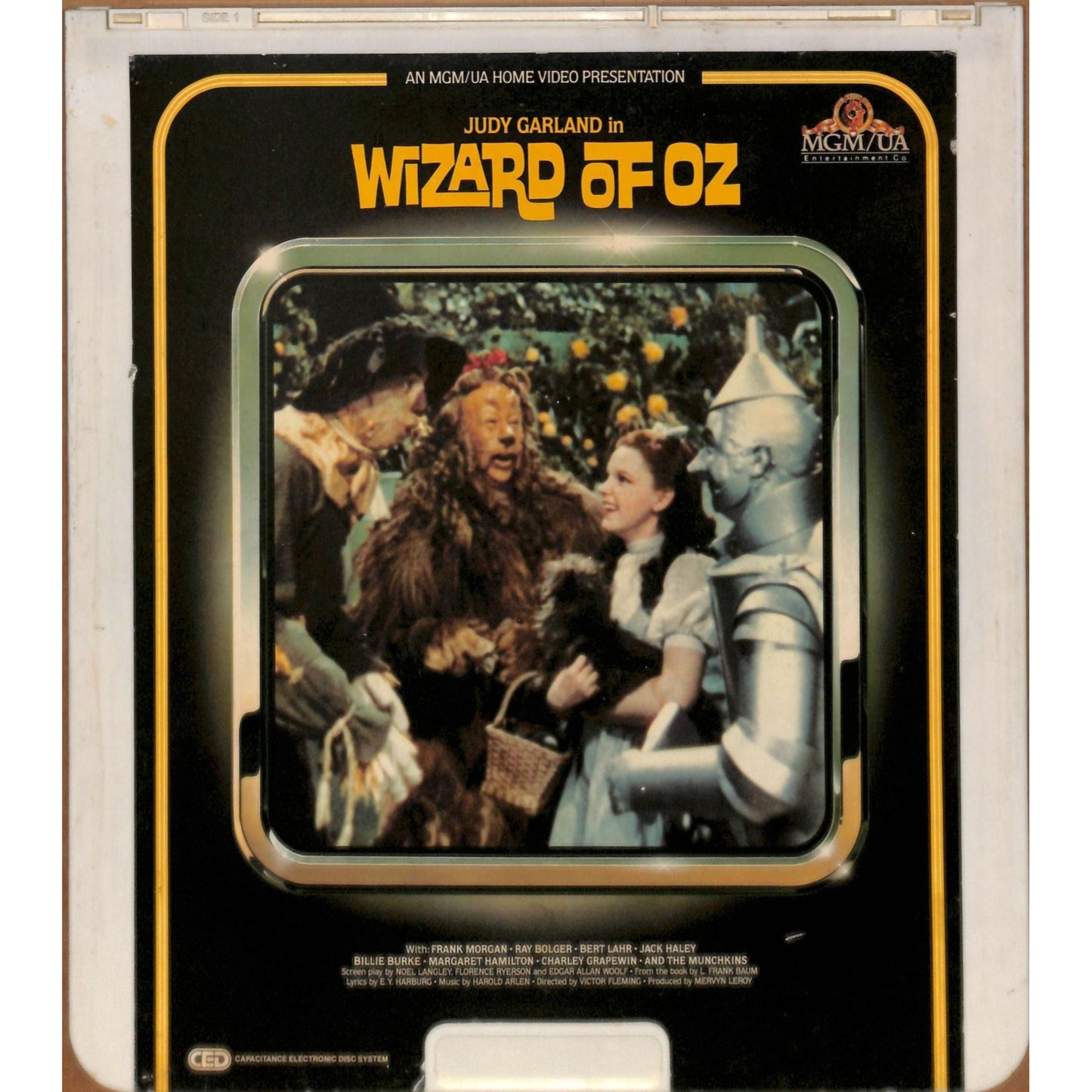 Wizard of Oz (1939) Vintage CED RCA SelectaVision Videodisc TESTED WORKING