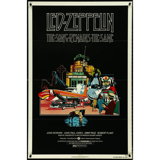 The Song Remains the Same (1976) Original Movie Poster 27x41