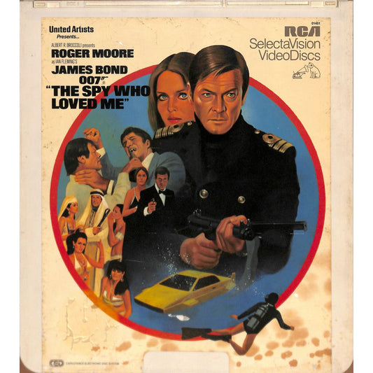 The Spy Who Loved Me (1977) Vintage CED Videodisc TESTED WORKING
