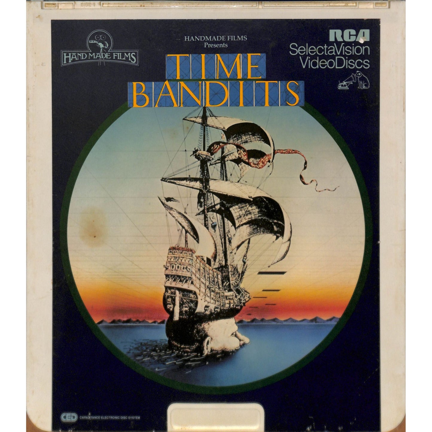 Time Bandits (1981) Vintage CED RCA SelectaVision Videodisc TESTED WORKING