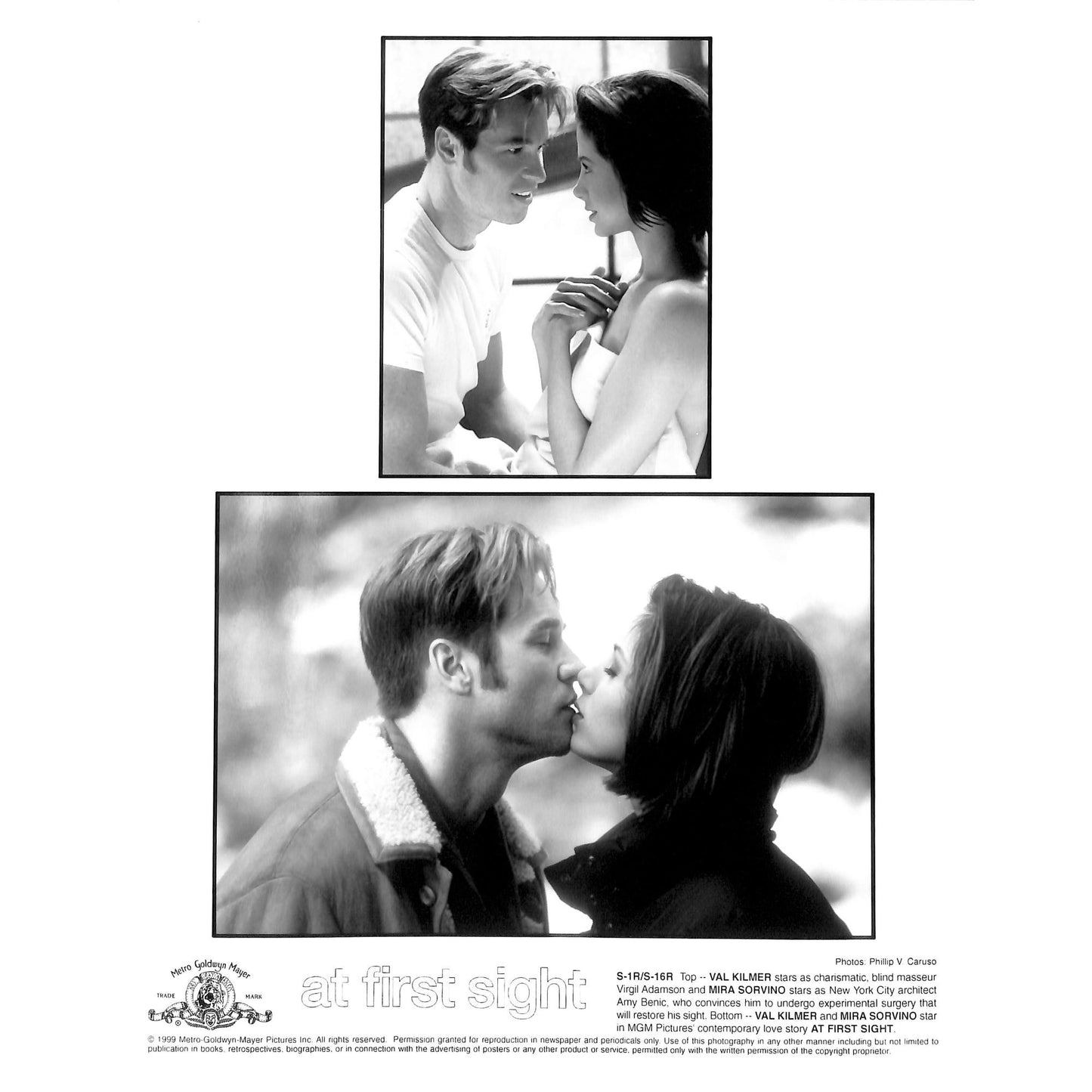 At First Sight (1999) Movie Still Full Set 8x10