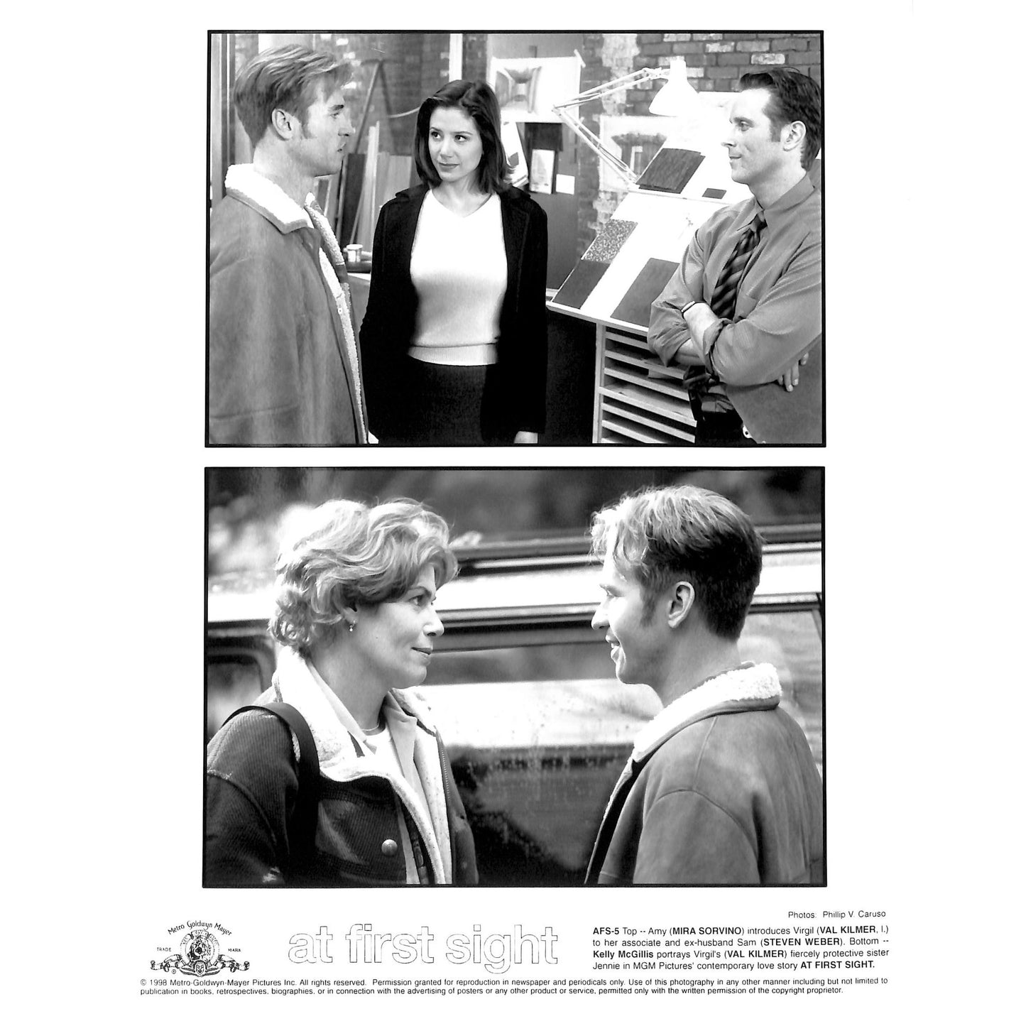 At First Sight (1999) Movie Still Full Set 8x10