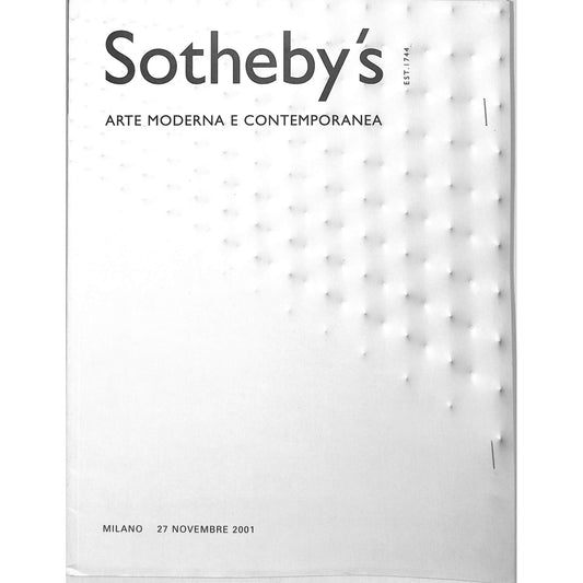 Sotheby's Modern and Contemporary Art Auction Catalog November 27, 2001