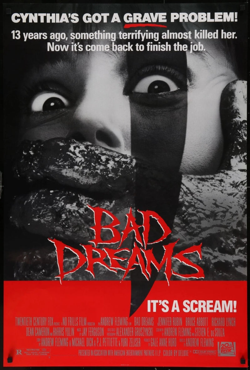 Bad Dreams (1988) Original Movie Poster Rolled 27x40 1/4
