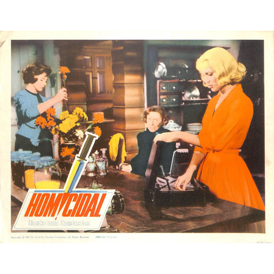Homicidal (1961) Lobby Card #5 11X14