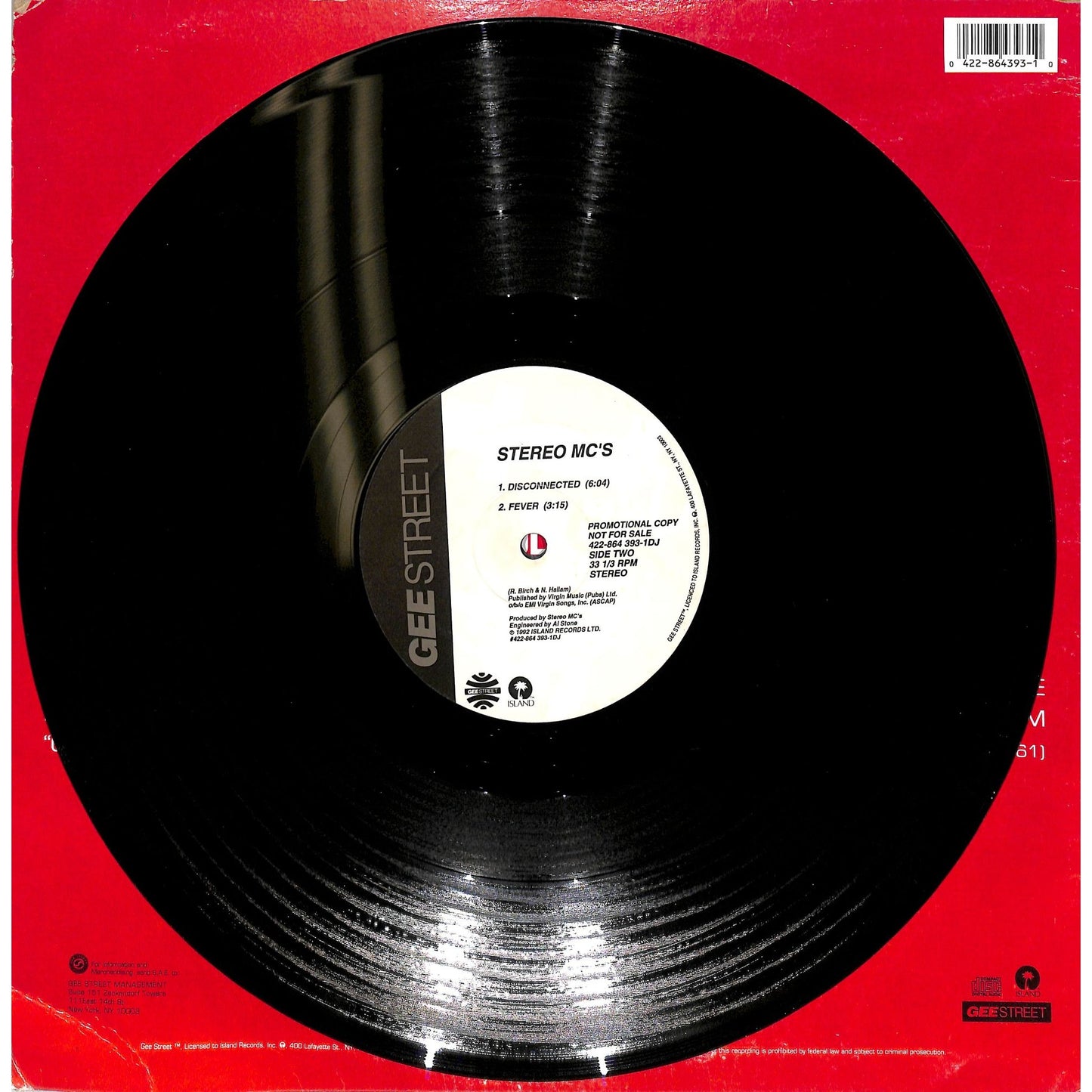 Stereo MC's - Connected 12" Vinyl Record 422-864 393-1DJ