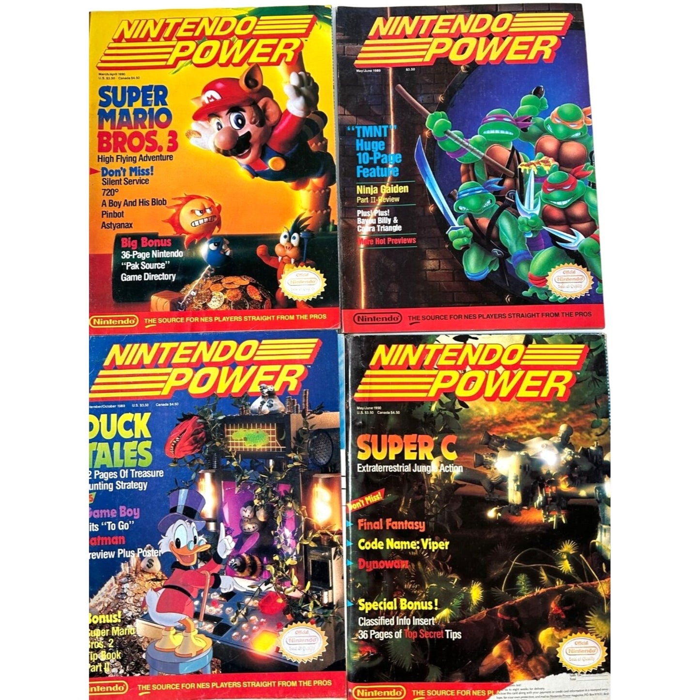 Nintendo Power Magazine - 21 Issues INCLUDING #1 plus Strategy Guides & Extras