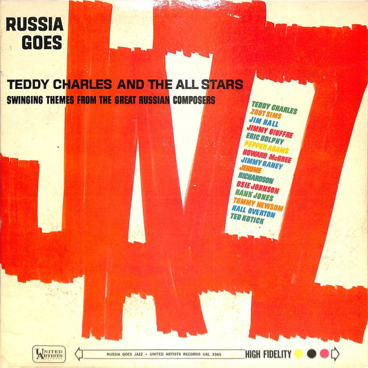 Teddy Charles & the All Stars - Russia Goes Jazz (1964) Vinyl Record UAL 3365
