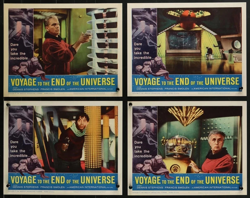 Voyage to the End of the Universe 1964 Original 8 Lobby Card Set 11x14 Sci-Fi