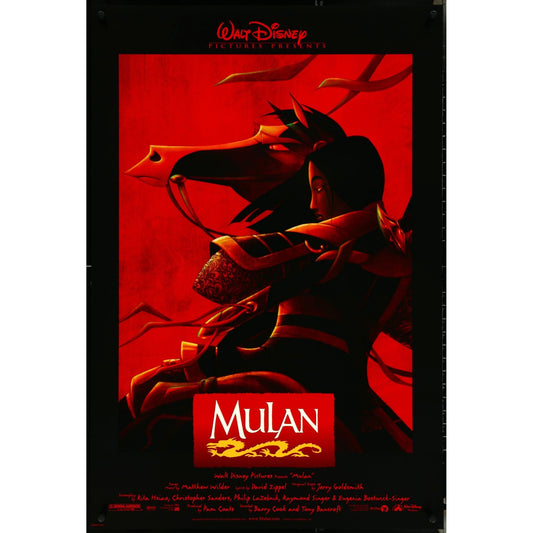 Mulan (1998) Original Double-Sided Rolled Disney Movie Poster 27x40 EX Cond