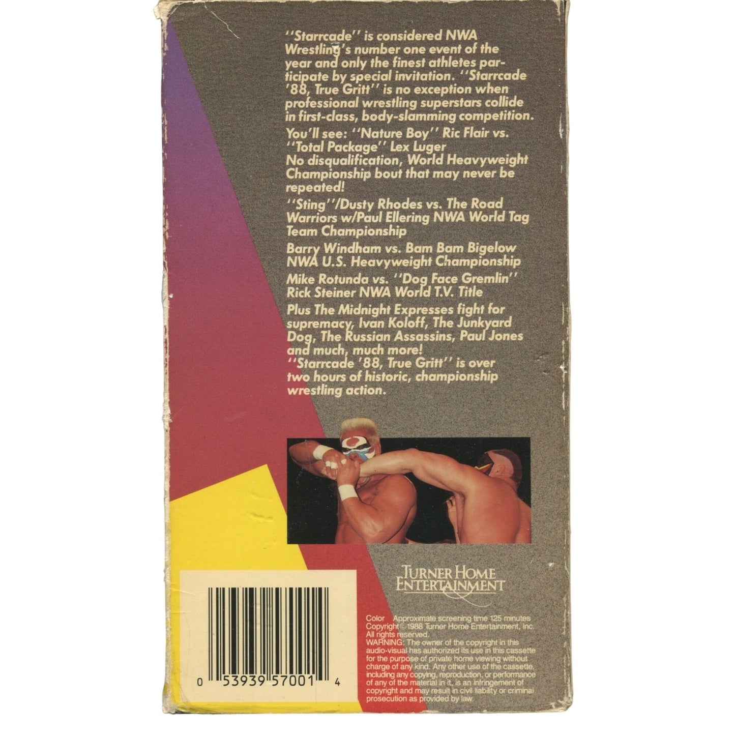 Starrcade 88' True Critt (1988) Wrestling VHS Tape