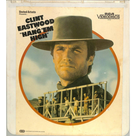Hang 'Em High (1968) Vintage CED Videodisc
