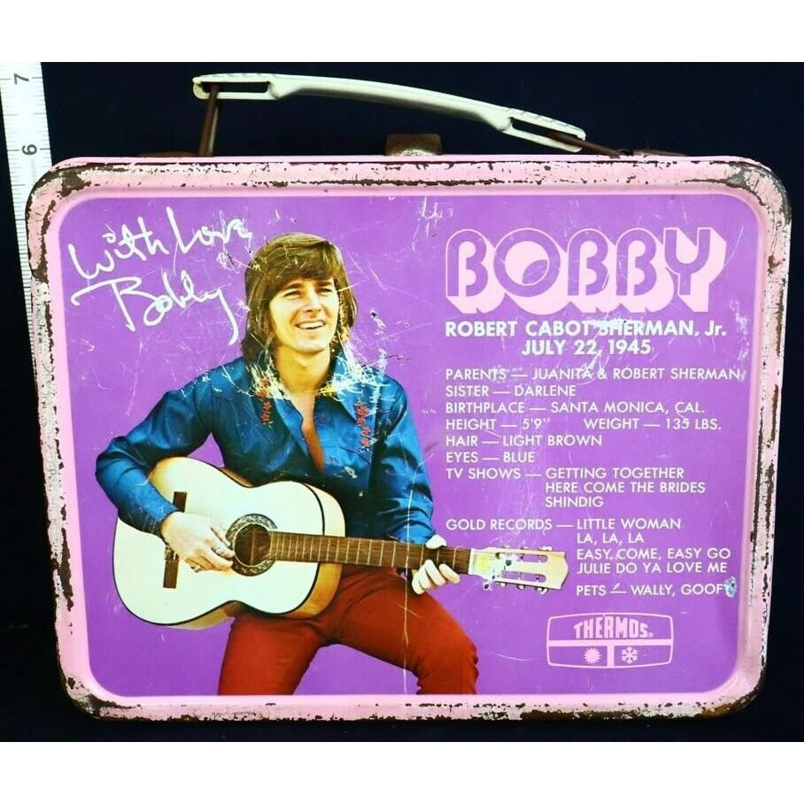 Vintage metal Bobby Sherman lunchbox