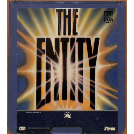 The Entity (1982) vintage CED RCA SelectaVision VideoDisc TESTED WORKING