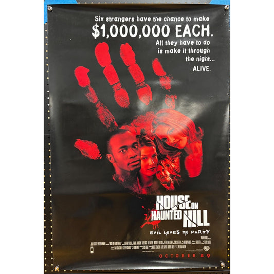 House on Haunted Hill (1999) Original Rolled Poster 27x40