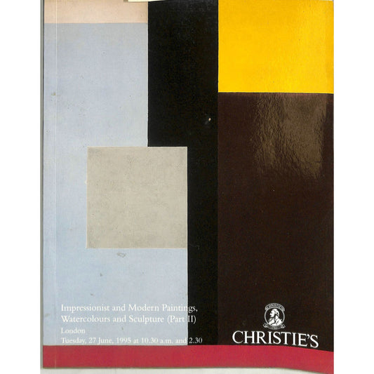 Christie's Impressionist and Modern Art Part 2 Auction Catalog June 27, 1995