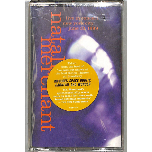 Natalie Merchant Live in Concert (1999) BRAND NEW SEALED Cassette