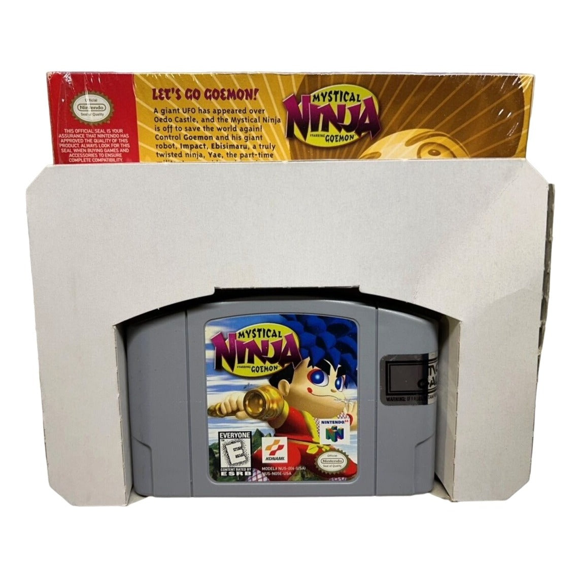 Mystical Ninja Starring Goemon (Nintendo 64, 1998) N64 With Box TESTED WORKING