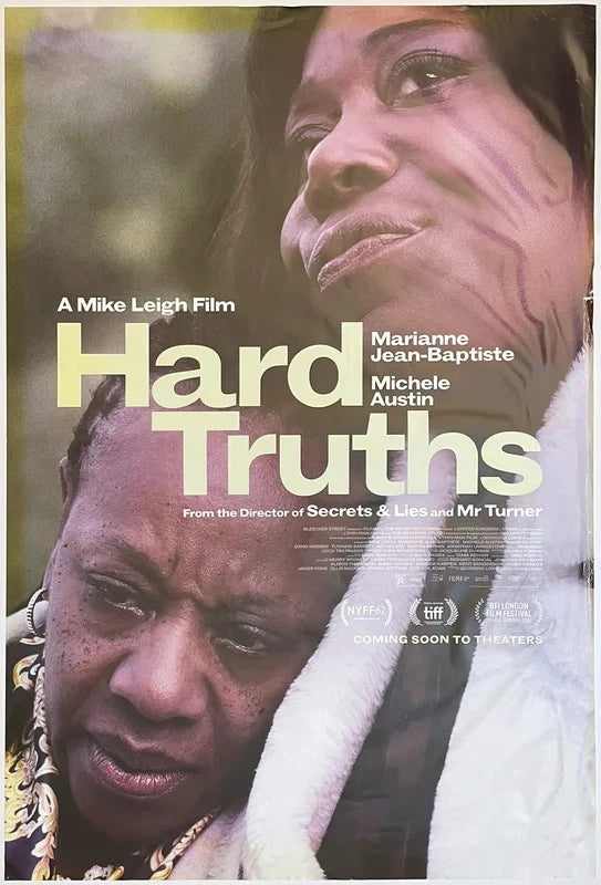 Hard Truths 2024 Original Movie Poster 27x40 DS Mike Leigh Jean-Baptiste