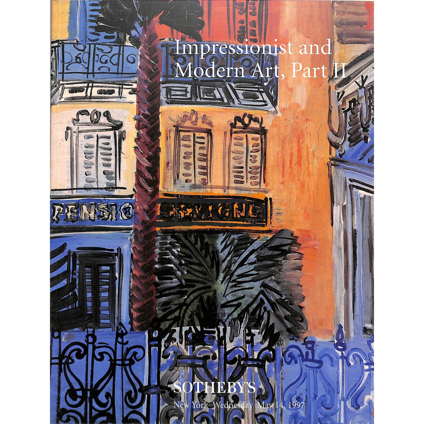 Sotheby's Impressionist and Modern Art Part 2 Auction Catalog May 14, 1997