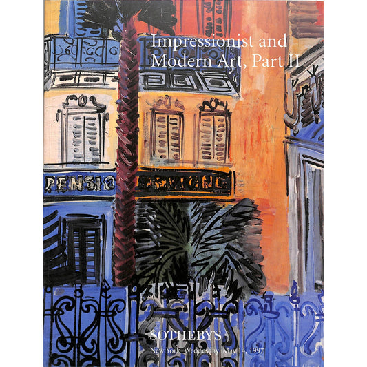 Sotheby's Impressionist and Modern Art Part 2 Auction Catalog May 14, 1997