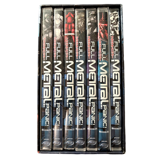 Full Metal Panic! Mission 1-7 Complete Anime DVD Box Set LIKE NEW ADV Films