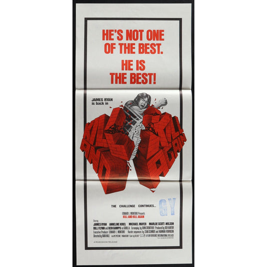 Kill and Kill Again (1981) Original Daybill Movie Poster