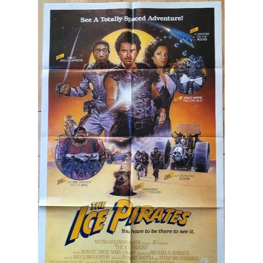 The Ice Pirates (1984) Original Movie Poster 27x41 Folded Stewart Raffill