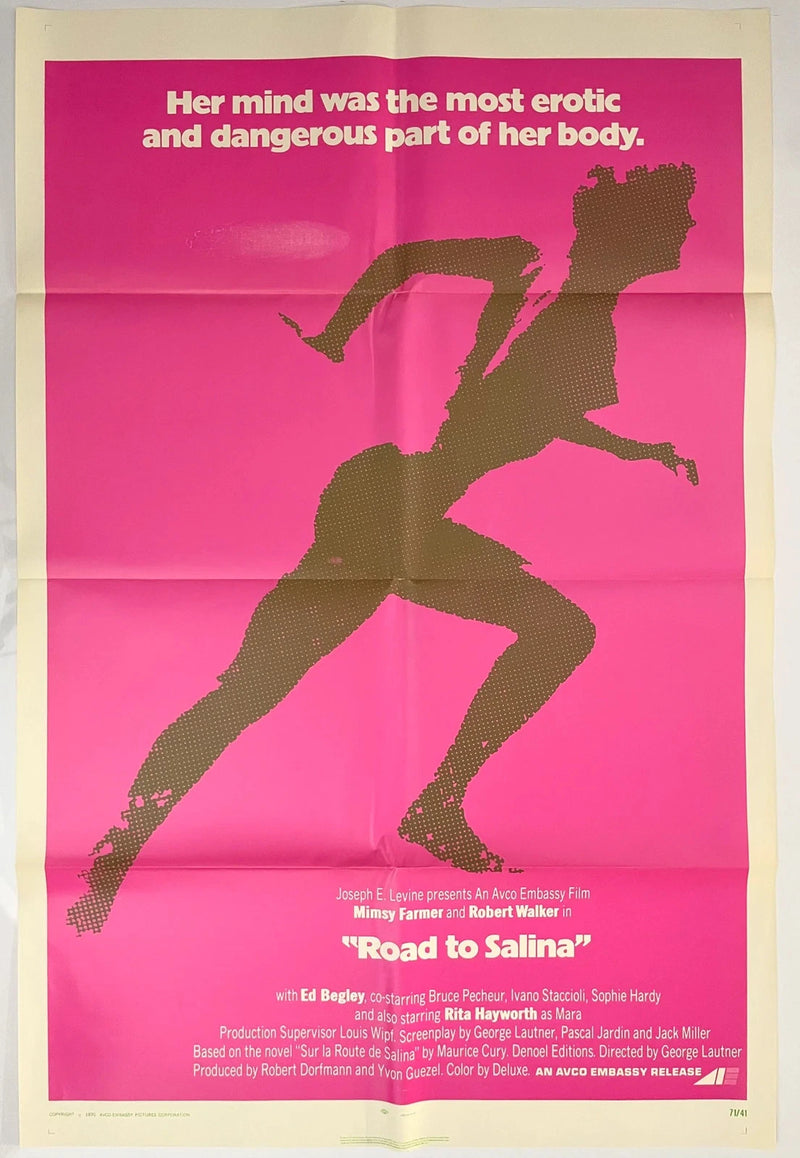 Road to Salina 1970 27x41 Folded USA One Sheet Movie Poster Rita Hayworth