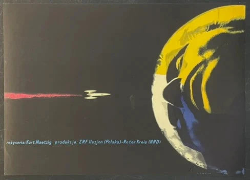 Milcząca Gwiazda (The Silent Star) (1960) Original Polish Movie Poster 16x23