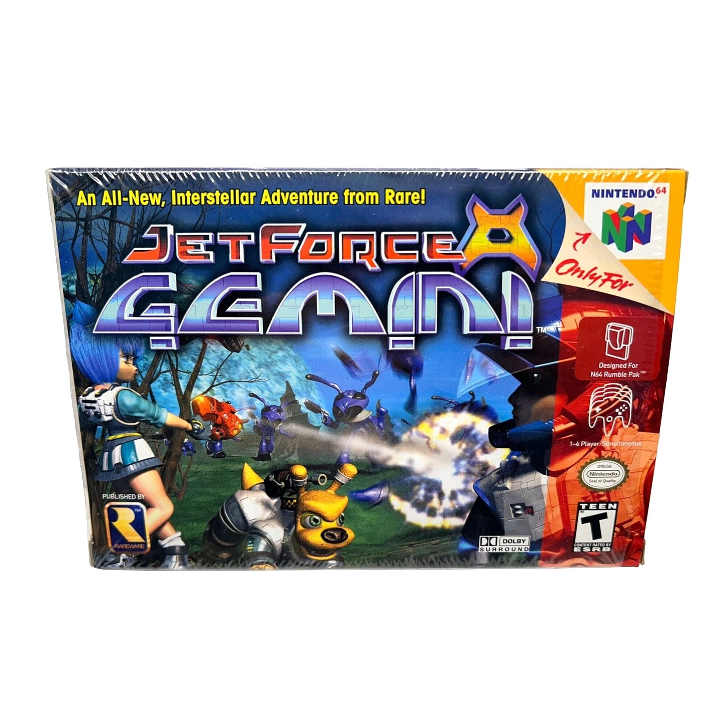 Jet Force Gemini (Nintendo 64, 1999) Complete Original Box + Manuals CIB N64