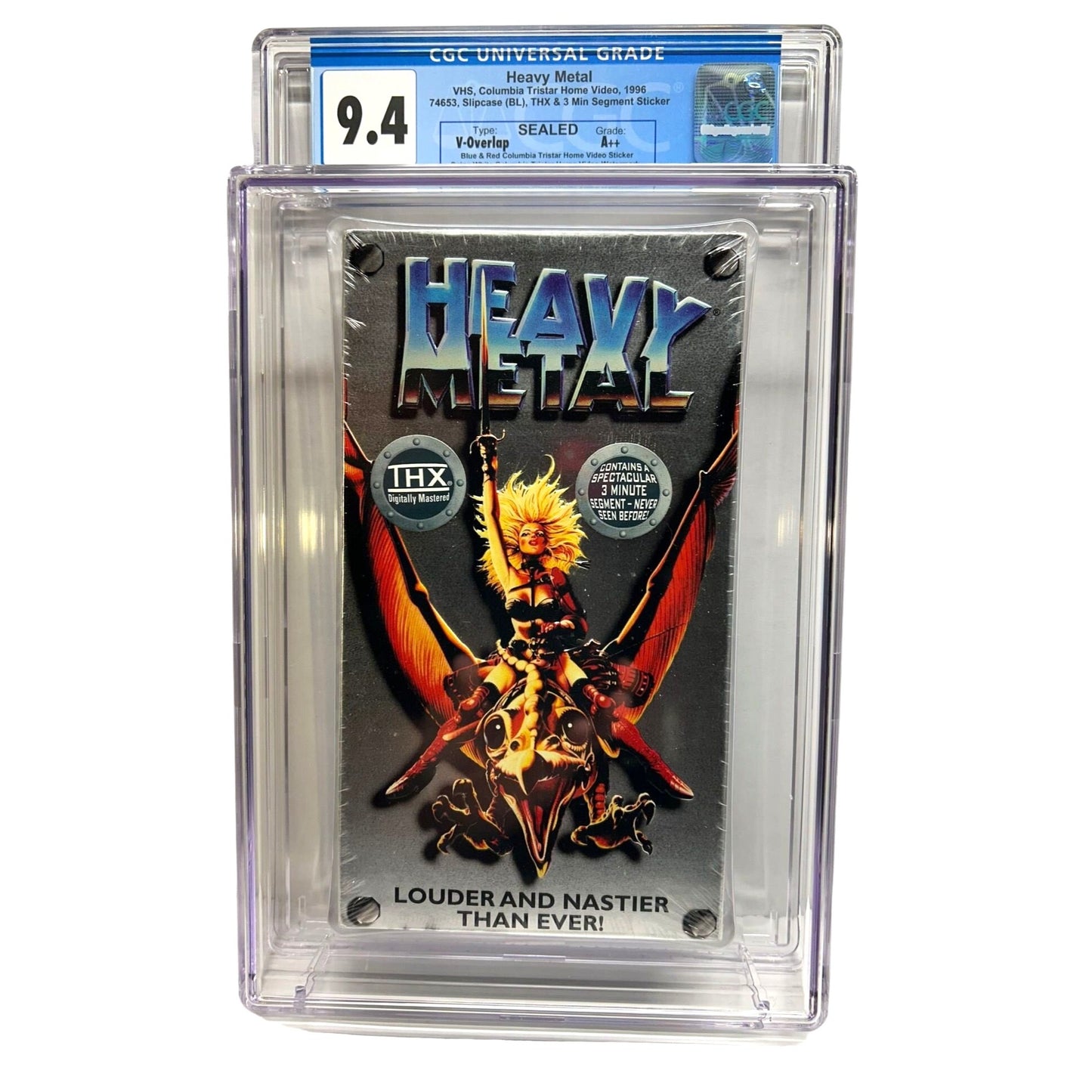 Heavy Metal VHS CGC Graded 9.4 Sealed A++