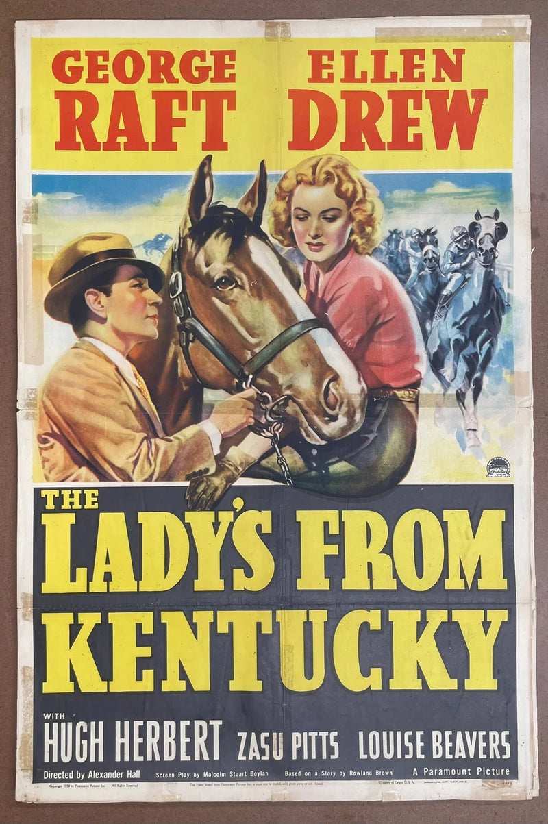 The Lady’s from Kentucky 1939 Original US One Sheet Movie Poster