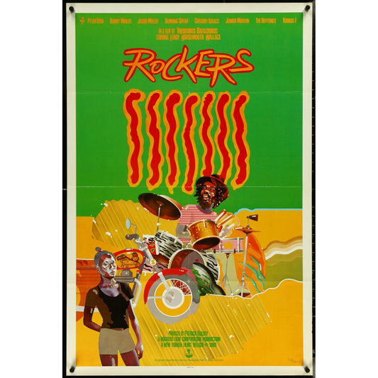 ROCKERS (1980) Original Folded One-Sheet Movie Poster 27" x 41"